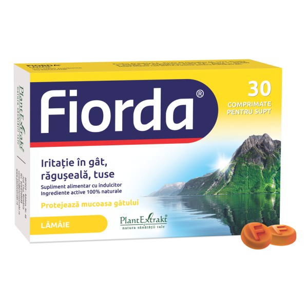 Fiorda Lămâie, 30 comprimate