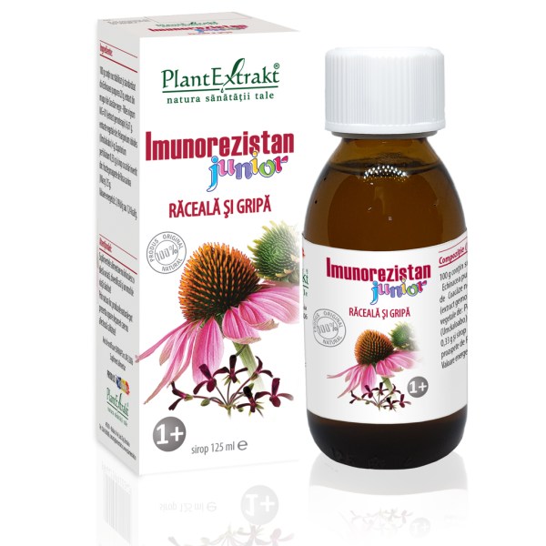 Imunorezistan Junior răceală și gripă, 125 ml