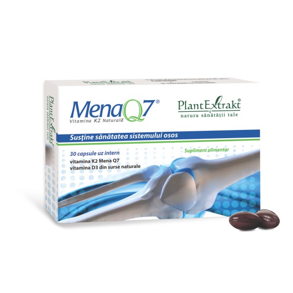Mena Q7 - Vitamina K2 naturală, 30 comprimate