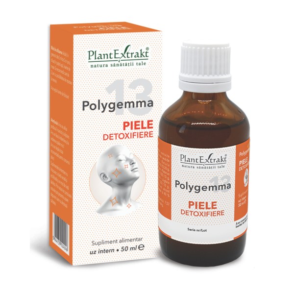 Polygemma 13 - Piele detoxifiere, 50 ml