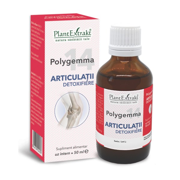 Polygemma 14 - Articulaţii detoxifiere, 50 ml