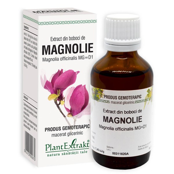 Extract din boboci de Magnolie - Magnolia officinalis MG=D1, 50 ml