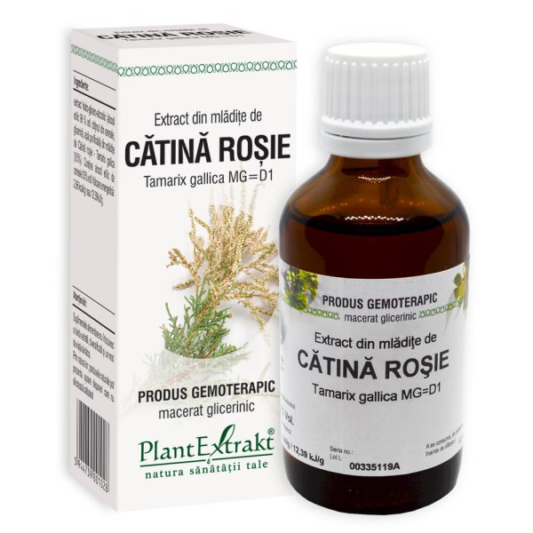 Extract din mlădiţe de Cătină roșie - Tamarix gallica MG=D1, 50 ml