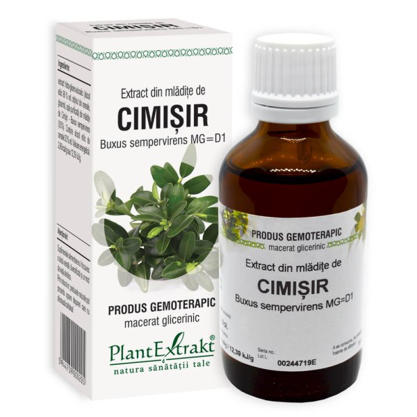 Extract din mlădiţe de Cimișir - Buxus sempervirens MG=D1, 50 ml