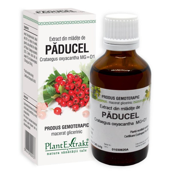 Extract din mlădiţe de Păducel - Crataegus oxyacantha MG=D1, 50 ml