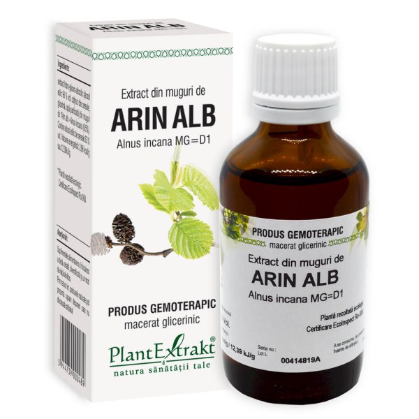 Extract din muguri de Arin alb - Alnus incana MG=D1, 50 ml
