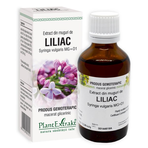 Extract din muguri de Liliac - Syringa vulgaris MG=D1, 50 ml
