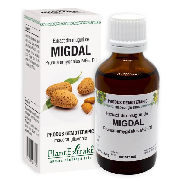 Extract din muguri de Migdal - Prunus amygdalus MG=D1, 50 ml