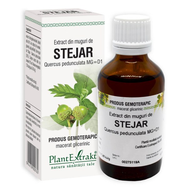 Extract din muguri de Stejar - Quercus pedunculata MG=D1, 50 ml