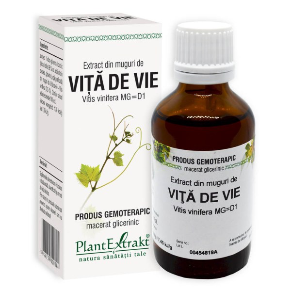 Extract din muguri de Viță de vie - Vitis vinifera MG=D1, 50 ml