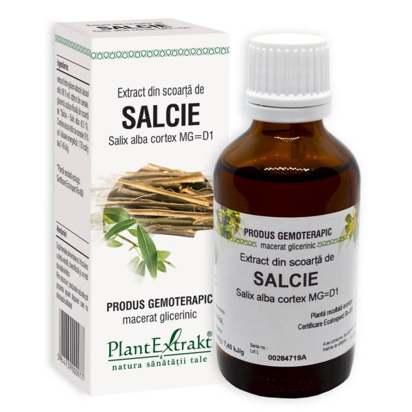 Extract din scoarţă de Salcie - Salix alba cortex MG=D1, 50 ml