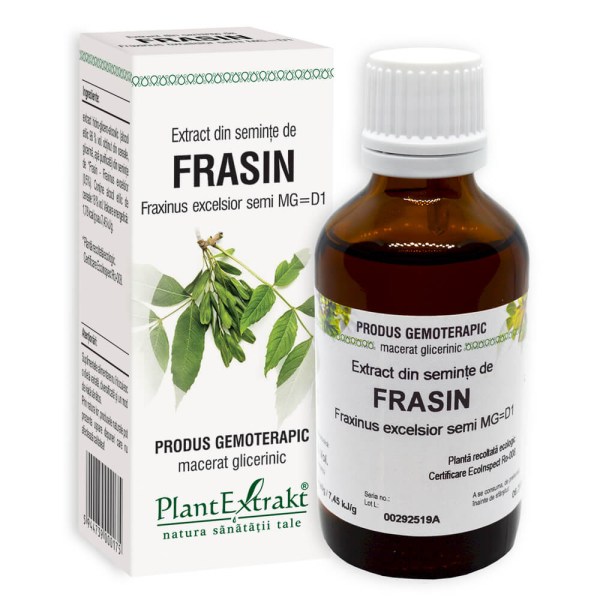Extract din seminţe de Frasin - Fraxinus excelsior semi MG=D1, 50 ml