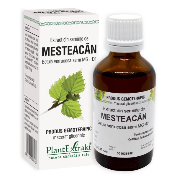 Extract din seminţe de Mesteacăn - Betula verrucosa semi MG=D1, 50 ml