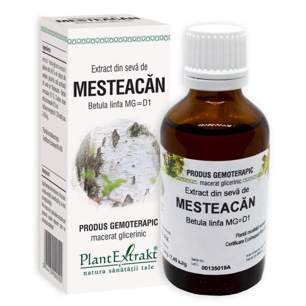 Extract din sevă de Mesteacăn - Betula linfa MG=D1, 50 ml