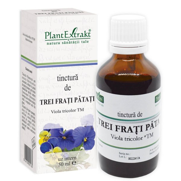 Tinctură de TREI FRAŢI PĂTAŢI, 50 ml