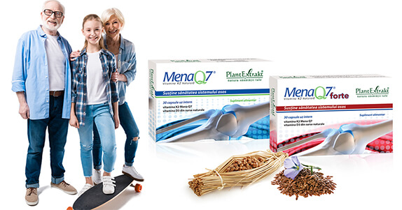 Sănătatea oaselor cu ajutorul MenaQ7 Vitamina K2 naturală